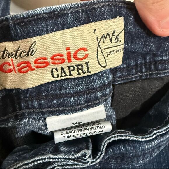 Just My Size Relaxed Blue Jeans Straight-Leg - Picture 3 of 5